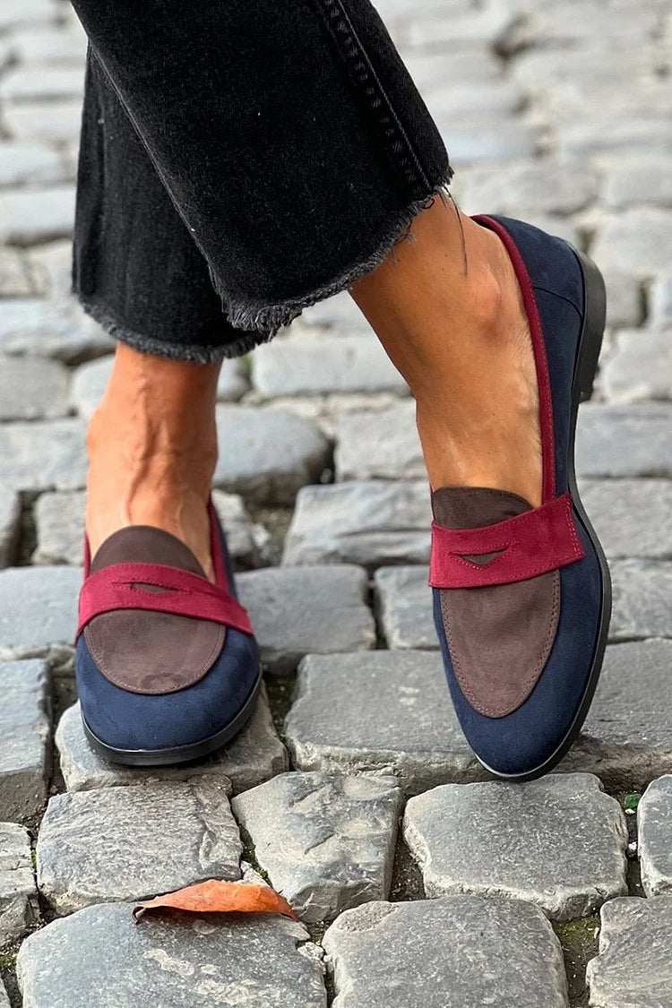 Sylvie | Dvoubarevné elegantní mokasíny