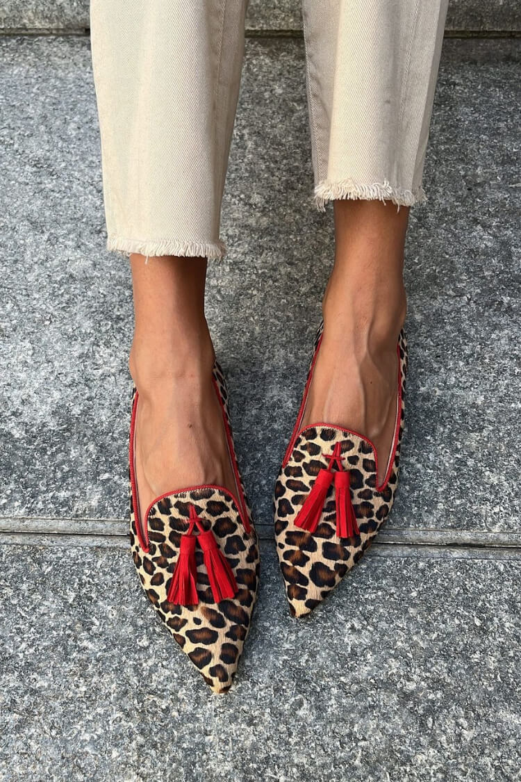 Gelly | Mokasíny s leopardím vzorem