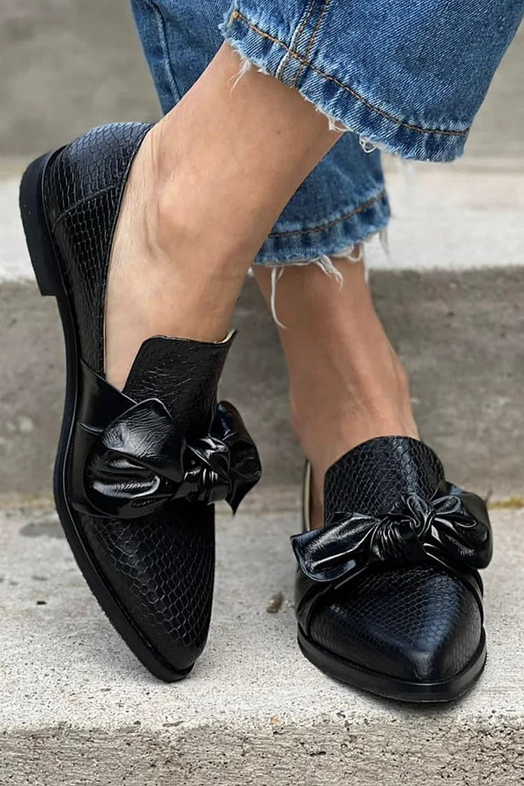 Chelsea | Elegantní mokasíny s mašlí