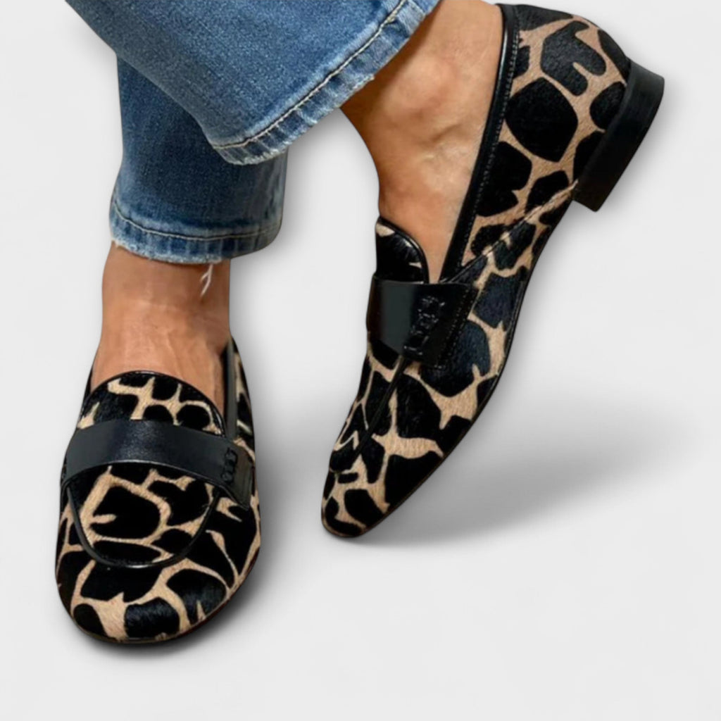 Léonie | Mokasíny s leopardím vzorem
