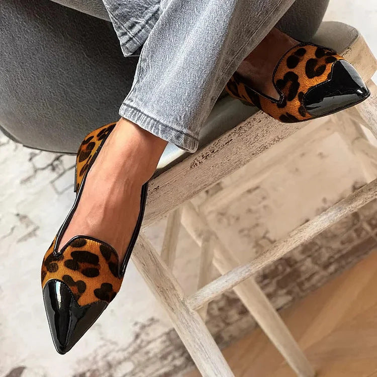 Avera | Mokasíny s leopardím vzorem