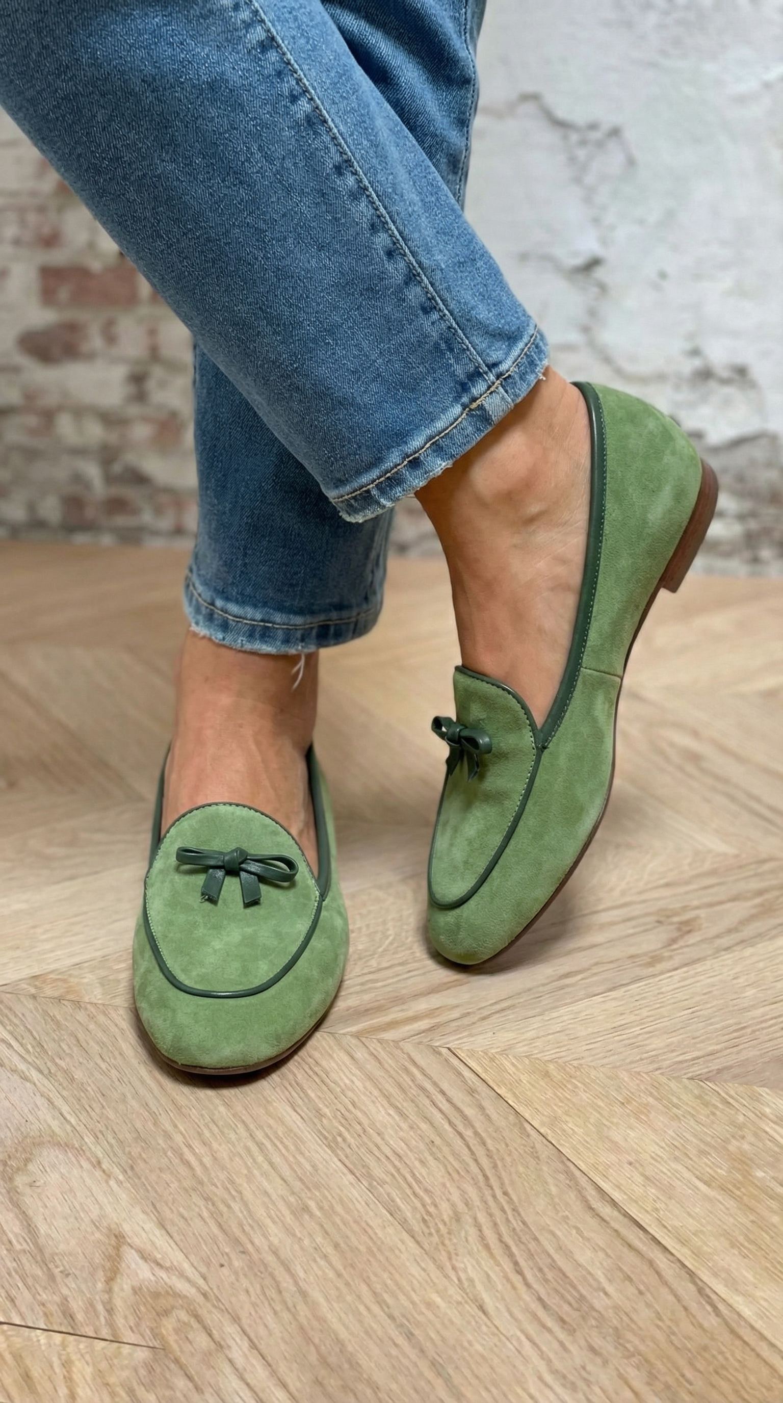 Geneviève | Elegantní ploché boty s mašlí